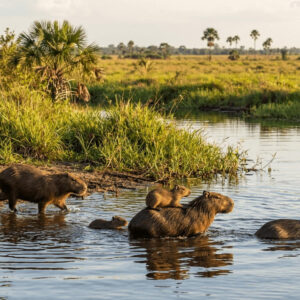 Safety Venezuela 6 Chiguire animals- Los llanos- Venezuela