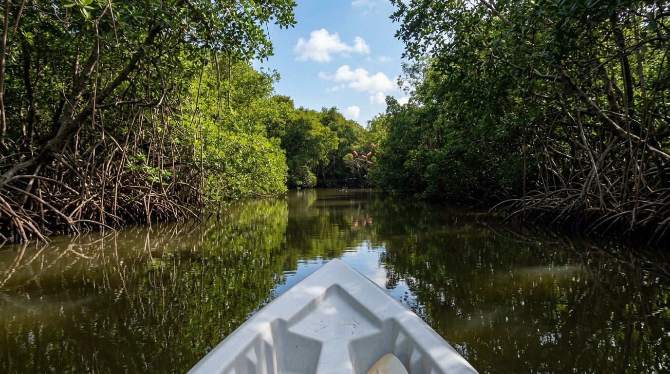 Restinga Lagoon Margarita Island Venezuela