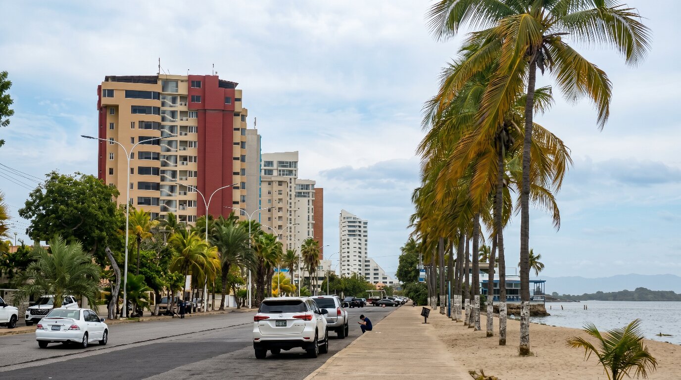 Lechería -modern apartment buildings