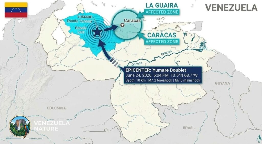 Venezuela Earthquake 1 Venezuela Doublet Earthquake